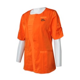 UN172 設計女裝美容會所制服 供應水療spa休閒中心制服 中袖 制服製衣廠 UN172 設計女裝美容會所制服 供應水療spa休閒中心制服 中袖 制服製衣廠